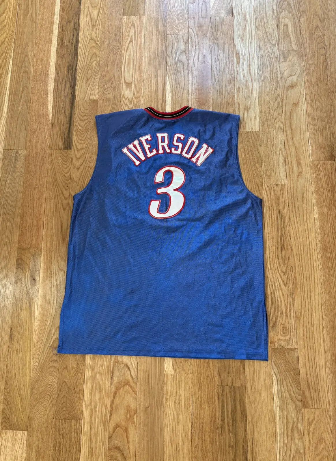 Champion Philadelphia 76ers Iverson Champion VTG Y2K Jersey XXL 52 Size US XXL / EU 58 / 5 - 2 Thumbnail