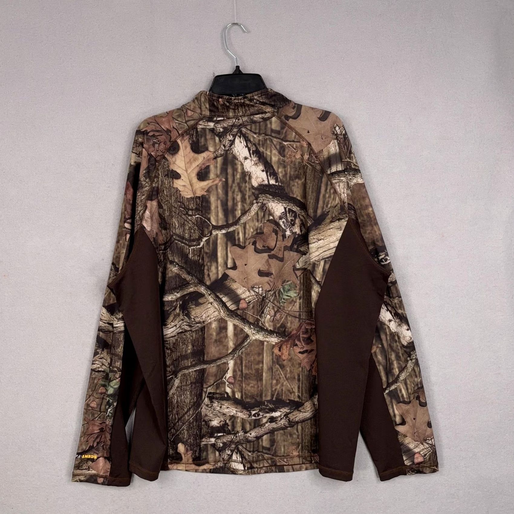 Vintage Mossy Oak Pullover 1/4 Zip Hunting Shirt Mens 2XL Camo Break-Up Infinity Performance Size US XXL / EU 58 / 5 - 5 Thumbnail
