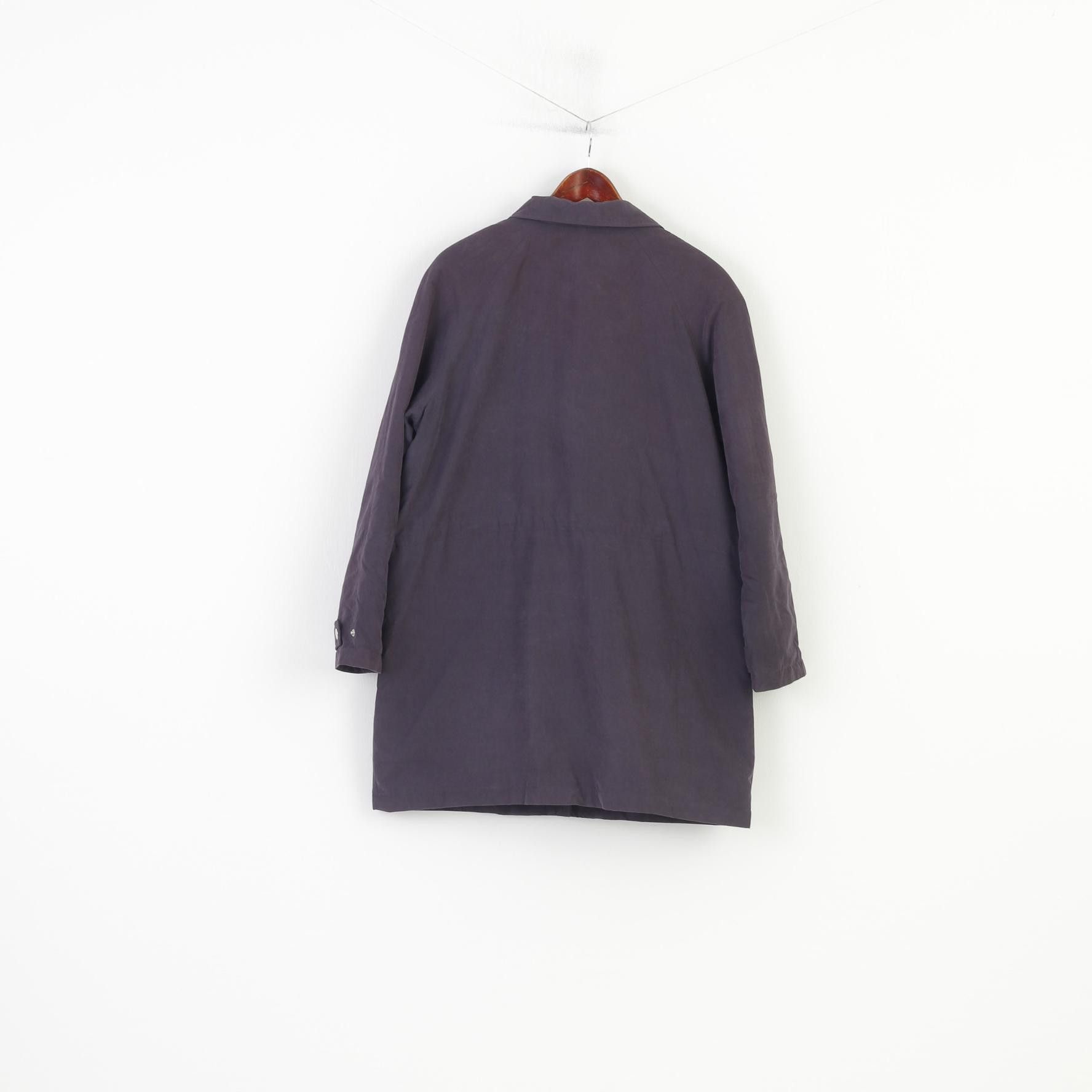 Vintage Dannimac Women L Jacket Navy Full Zipper Pockets 11050 Size L / US 10 / IT 46 - 6 Thumbnail