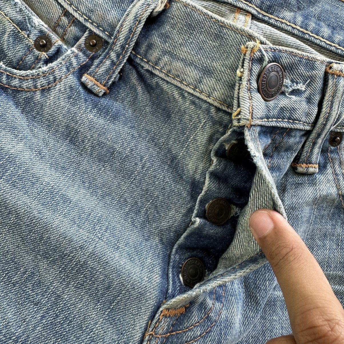 Vintage Abercrombie & Fitch Faded Distress Denim Jean Pant