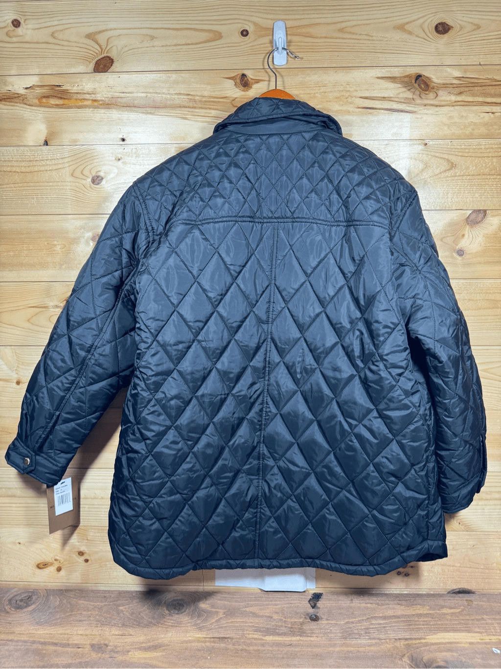 Weatherproof Weatherproof Women's Quilted Shacket Black Plus Size 1X Size XL / US 12-14 / IT 48-50 - 8 Thumbnail