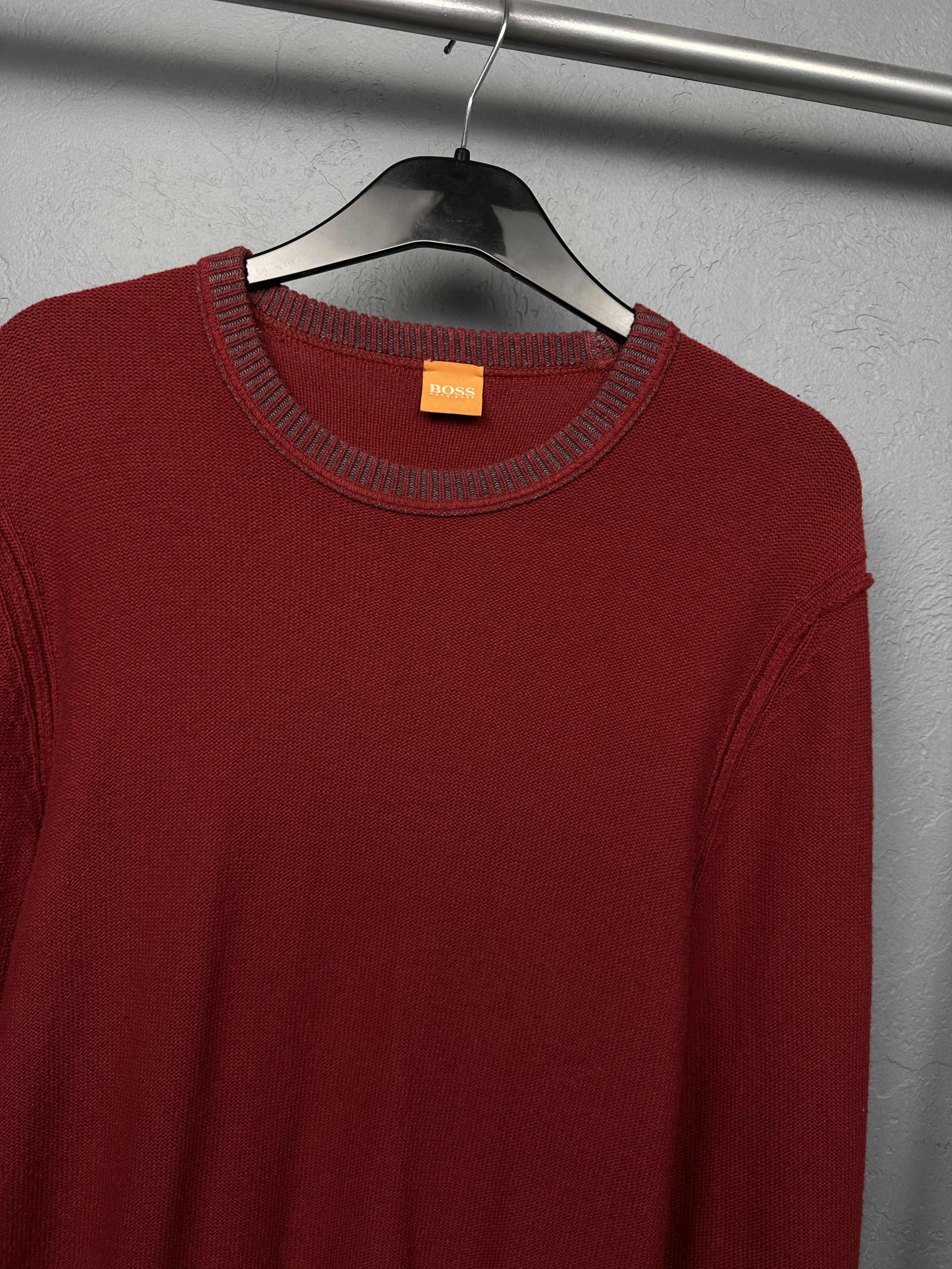 Hugo Boss Hugo Boss Vintage Mens Wool Crew Neck Sweater Size US M / EU 48-50 / 2 - 2 Thumbnail