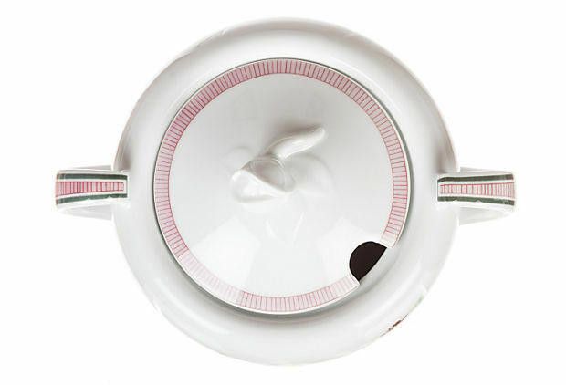 Designer Dior Porcelain Flower Motif Sugar Bowl Size ONE SIZE - 3 Thumbnail