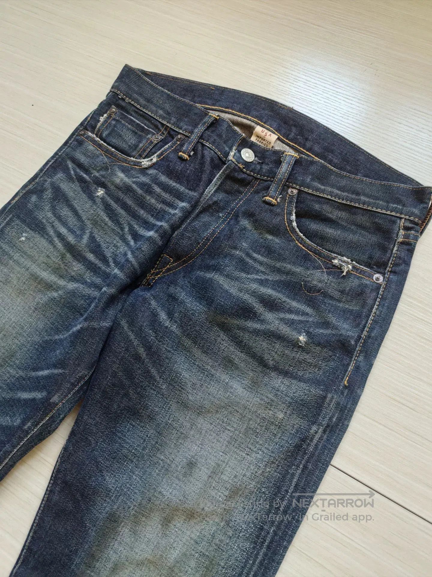 RRL Ralph Lauren Early RRL Slim Bootcut Jeans. Size US 30 / EU 46 - 5 Thumbnail
