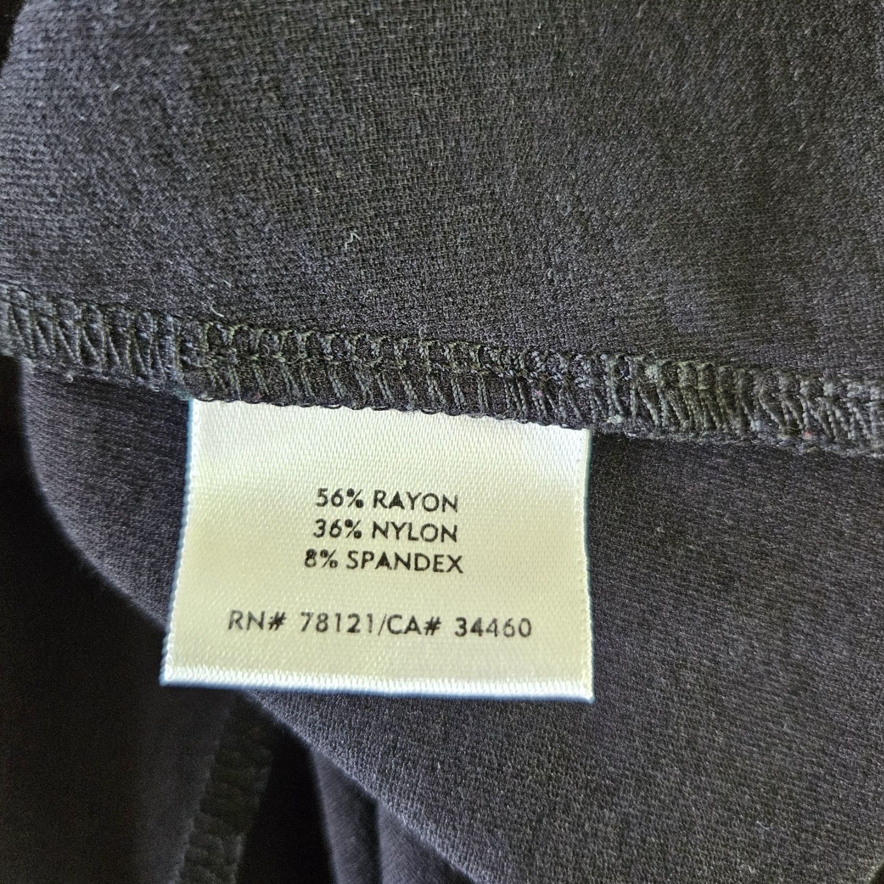 Eileen Fisher Eileen Fisher Dress Womens Solid Black 3/4 Sleeve V-Neck M Knee Length A-Line Womens **Note:** Ensure no extra text; only title. Size M / US 6-8 / IT 42-44 - 5 Thumbnail
