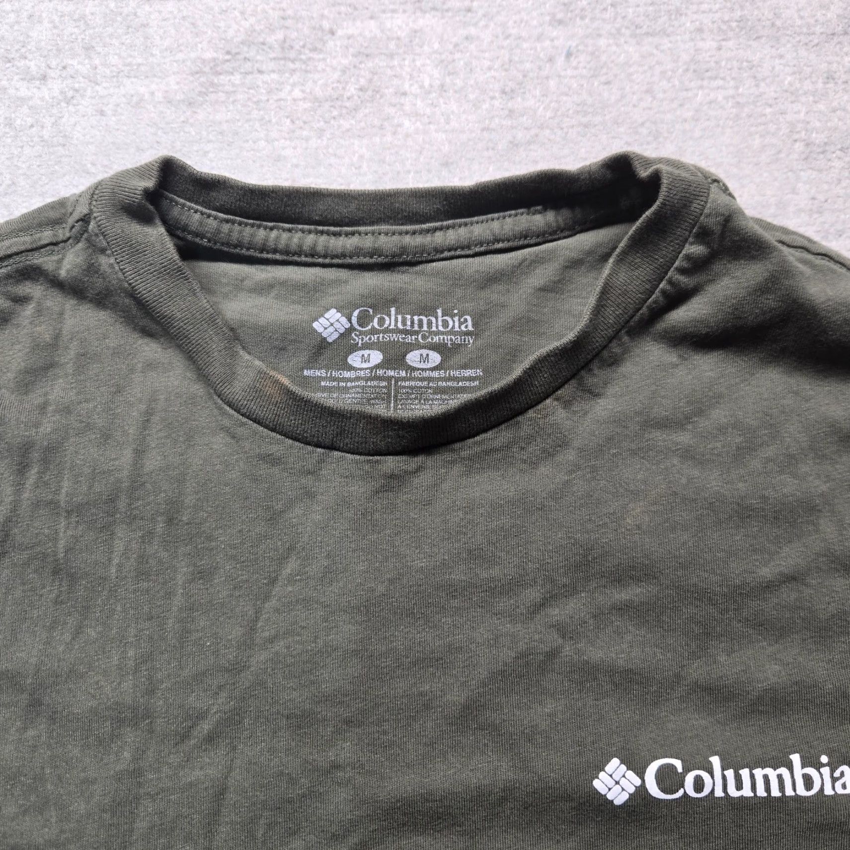 Vintage Columbia Shirt Men M Green Long Sleeve Crew Neck Camping Dog SUV Graphic Print - All Seasons, Off Road Theme Size US M / EU 48-50 / 2 - 3 Thumbnail