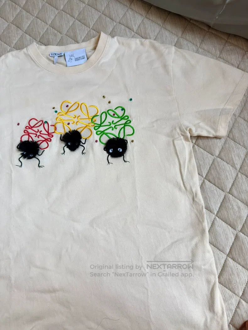 Loewe Loewe Coal Ball Embroidered T-Shirt Size S / US 4 / IT 40 - 1 Thumbnail