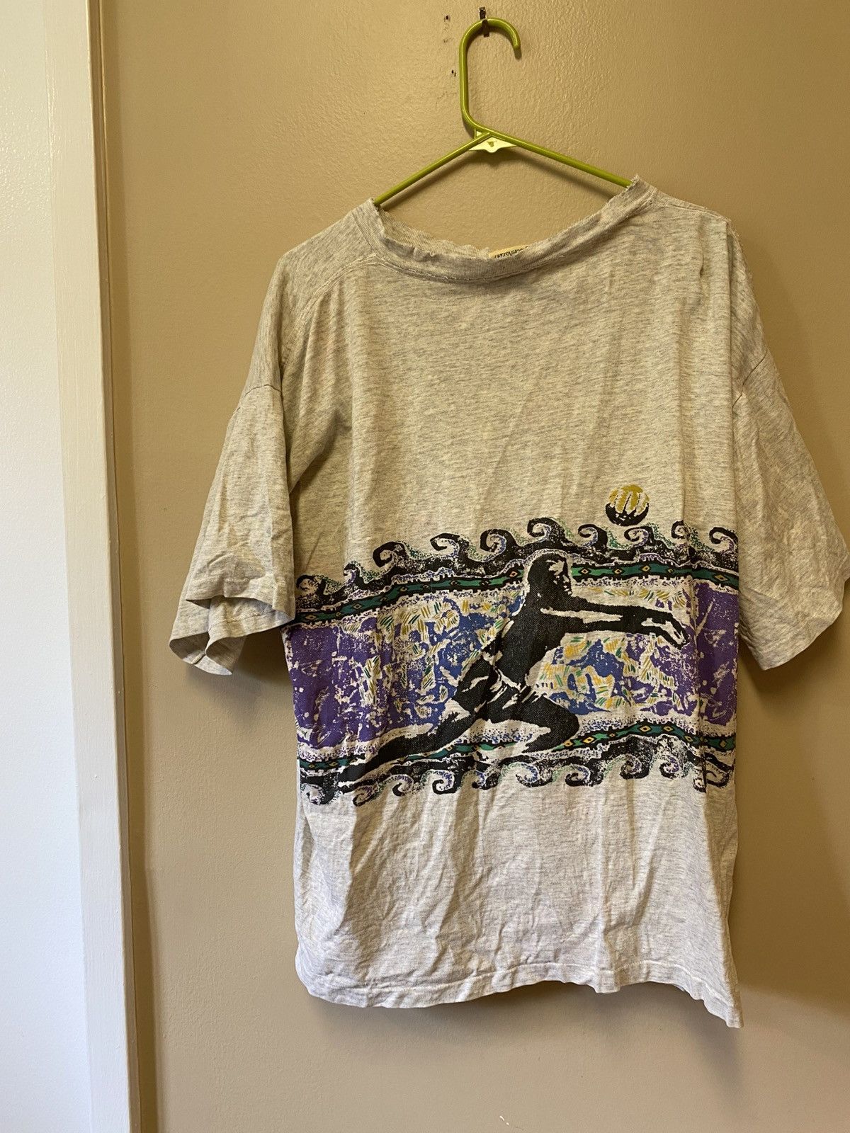 Vintage St Johns Volley Ball T-Shirt Size US XL / EU 56 / 4 - 2 Thumbnail