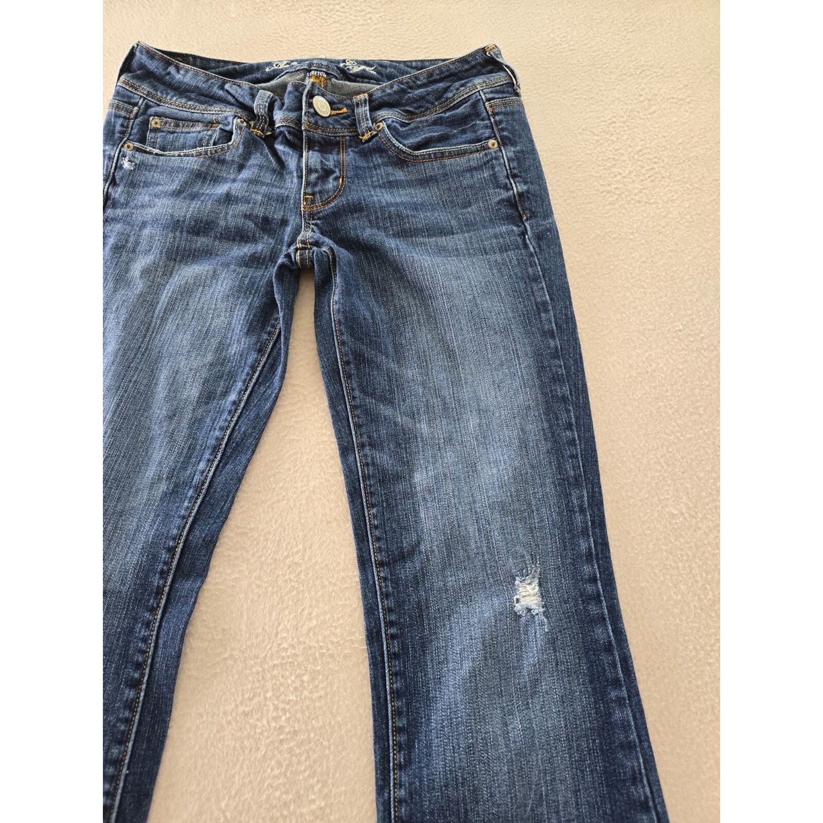 American Eagle Outfitters American Eagle Jeans Womens Size 6 Long Stretch Slim Boot Size 28" / US 6 / IT 42 - 6 Thumbnail