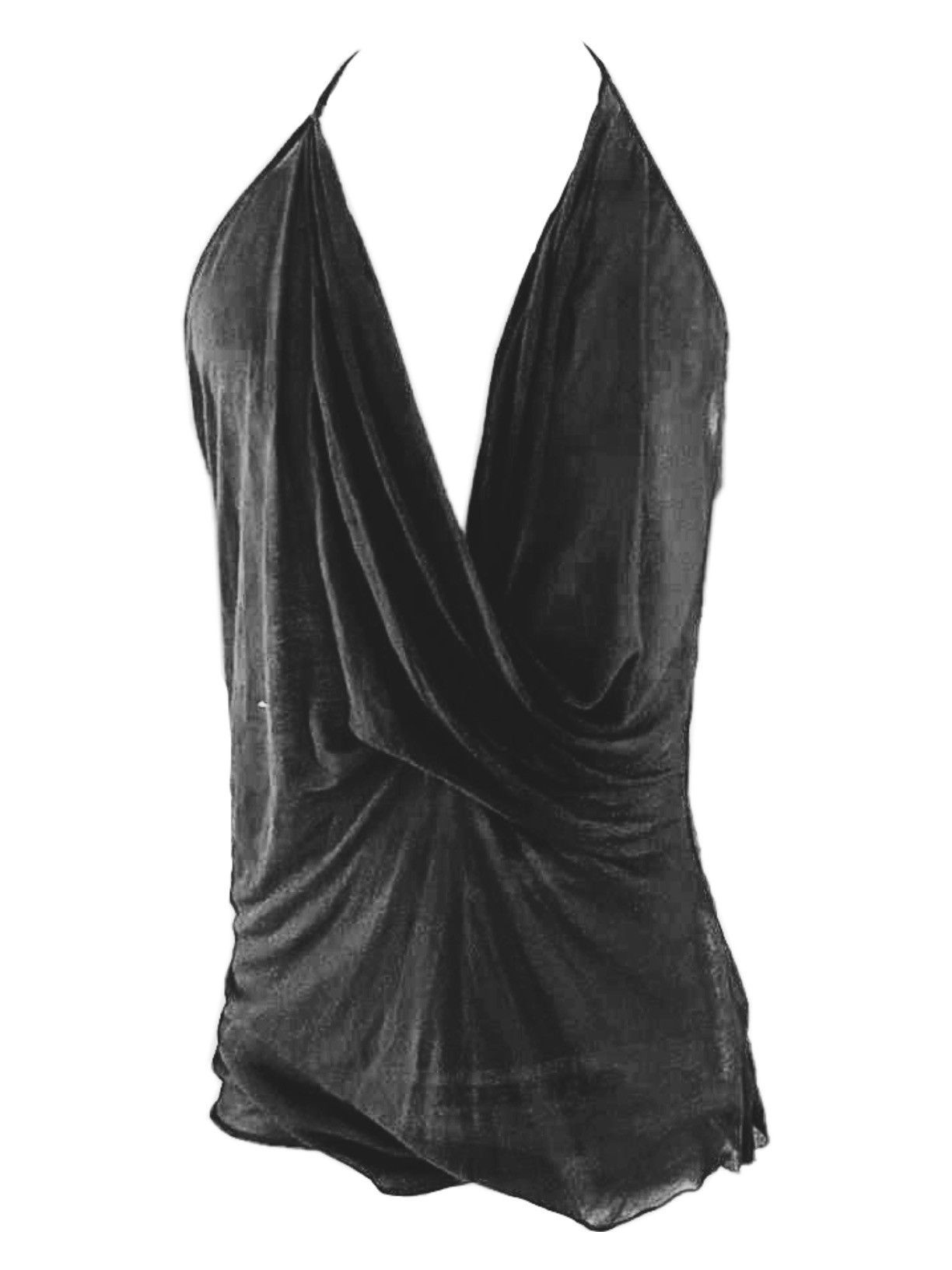 Rick Owens × Rick Owens Drkshdw × Rick Owens Lilies Rick Owen lilies black halter tank top Size XL / US 12-14 / IT 48-50 - 1 Thumbnail
