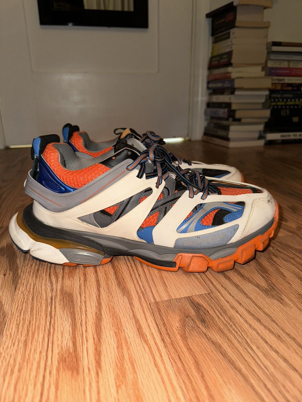 Orange and blue balenciaga best sale