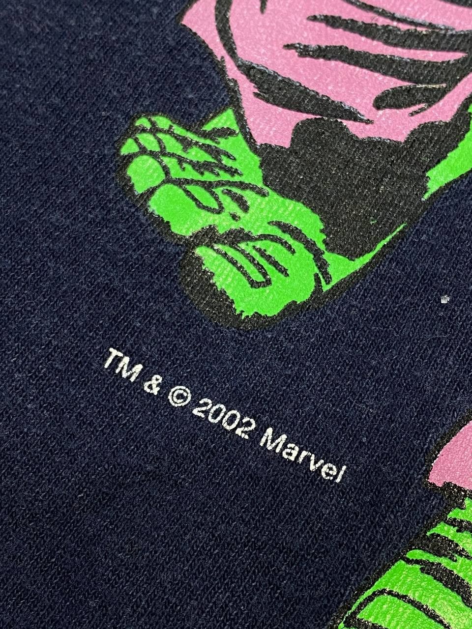 Marvel Comics Vintage Marvel 2002 Hulk Mr.Green Movie Promo T-Shirt Size US M / EU 48-50 / 2 - 9 Thumbnail
