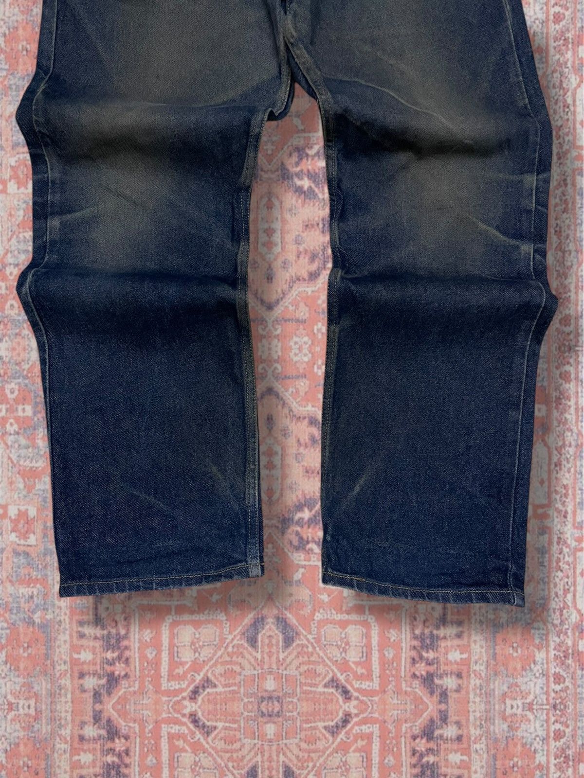 Levi's Vintage Clothing Vintage Designer Levis 505 Regular Fit Indigo Distressed Size US 35 - 3 Thumbnail