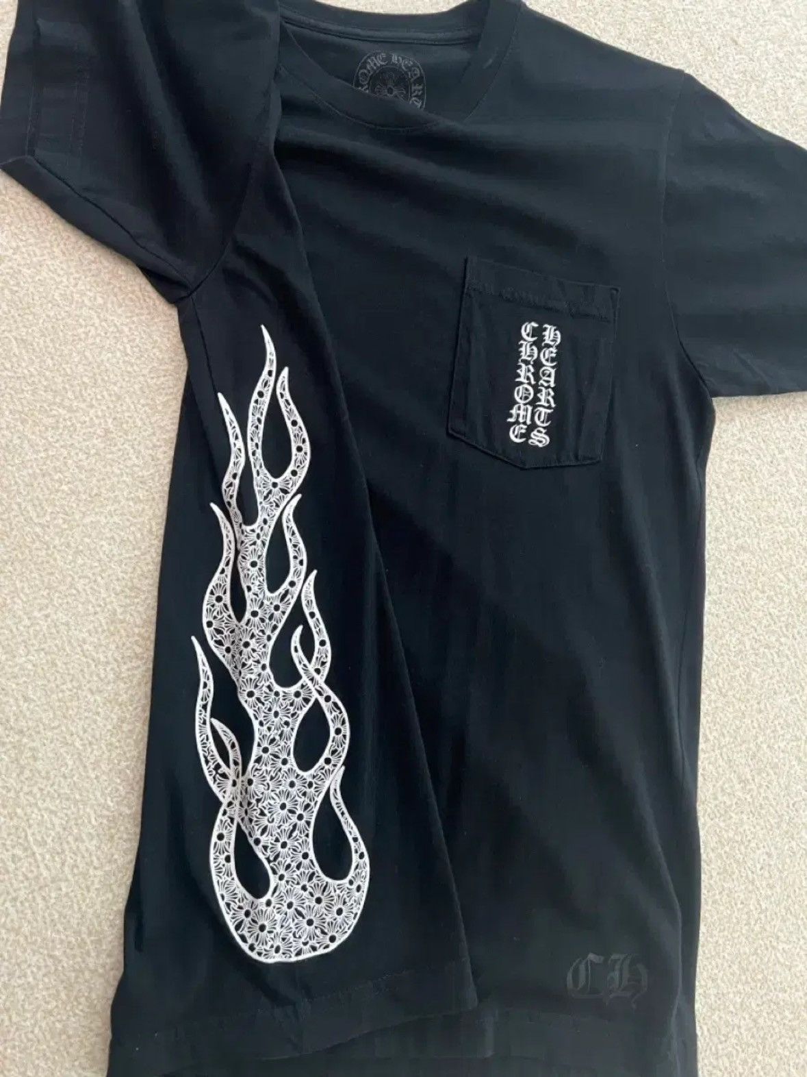Chrome Hearts Flame Scroll T shirt Size US M / EU 48-50 / 2 - 5 Thumbnail