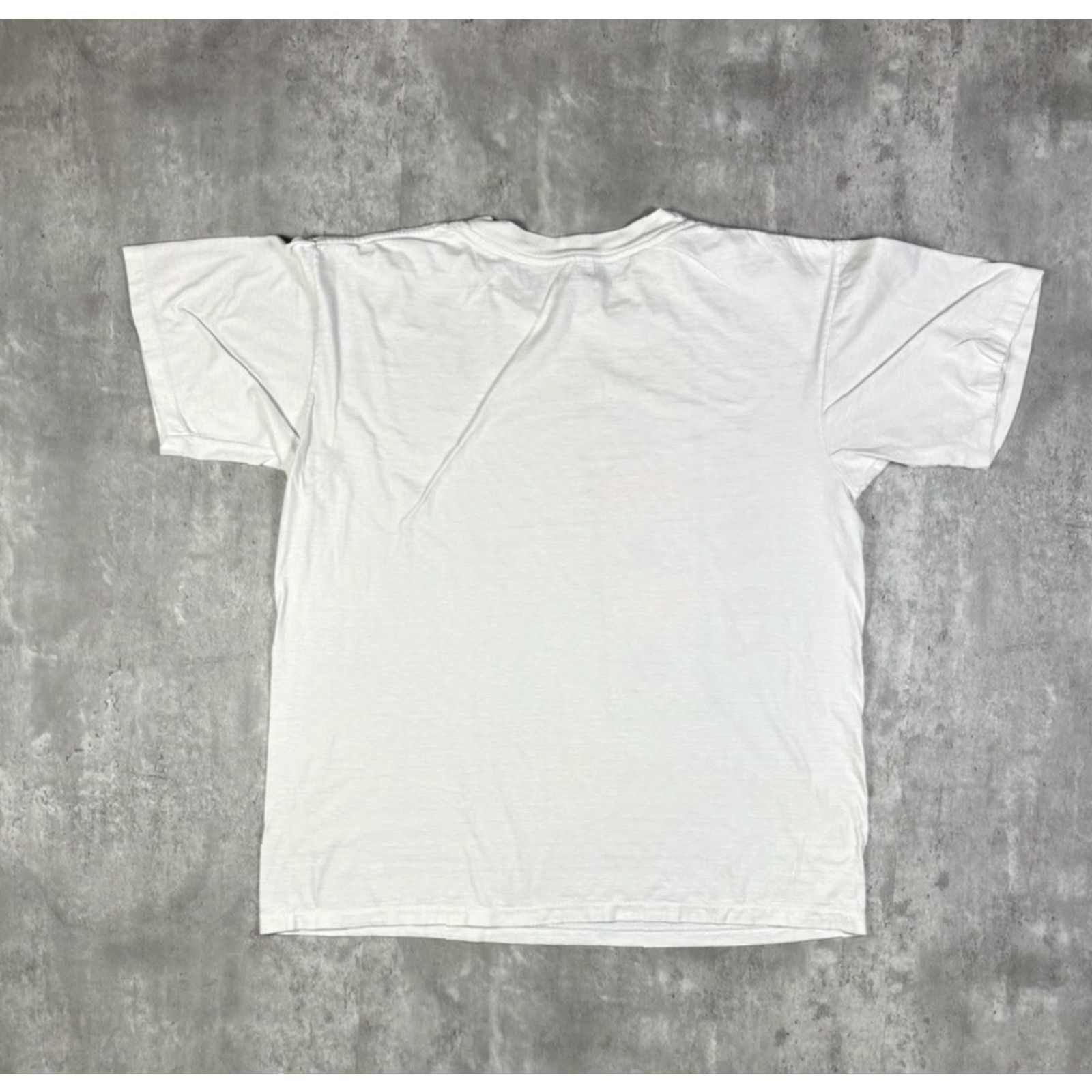 CB Sports VINTAGE CB Sports T-Shirt 90s XL Men White Cotton Graphic Print Crew Neck Short Sleeve Breathable All Seasons Double-Sided 80s? Size US XL / EU 56 / 4 - 8 Thumbnail
