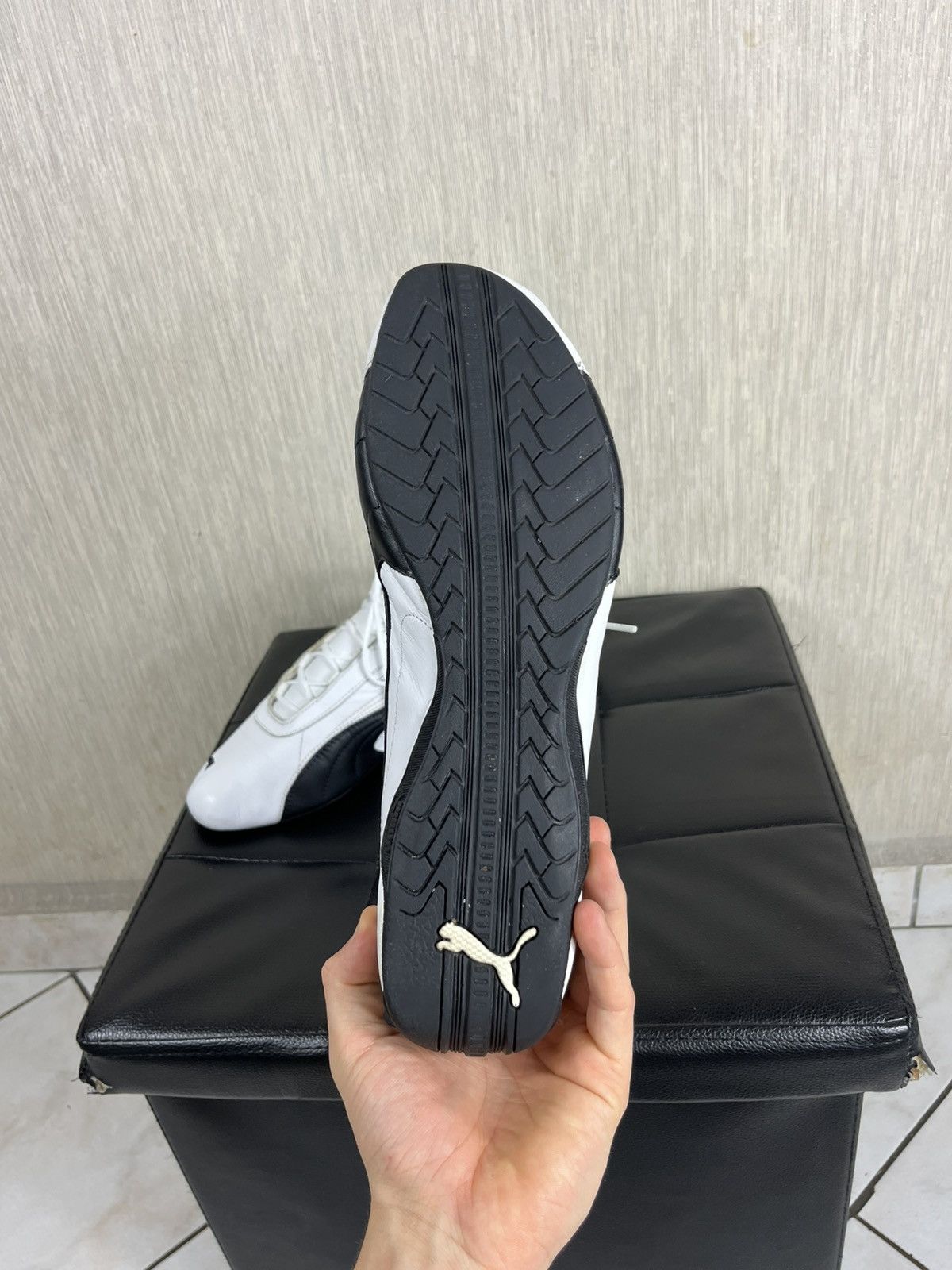 Puma × Vintage Vintage Puma leather y2k speed cat shoes low sneakers racing Size US 9.5 / EU 42-43 - 20 Thumbnail