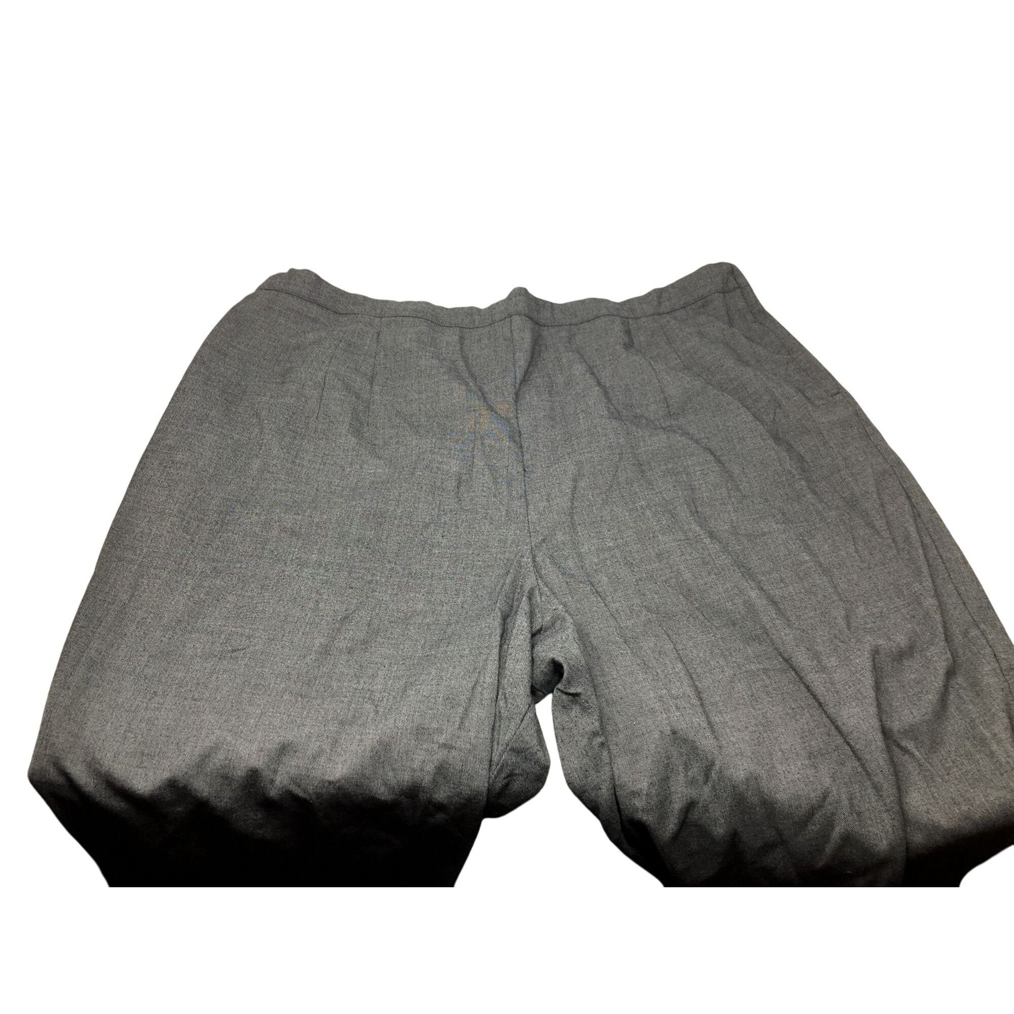 Other Womens Gray Dress Pants Size 24W Size 24" / US 00 / IT 34 - 2 Thumbnail