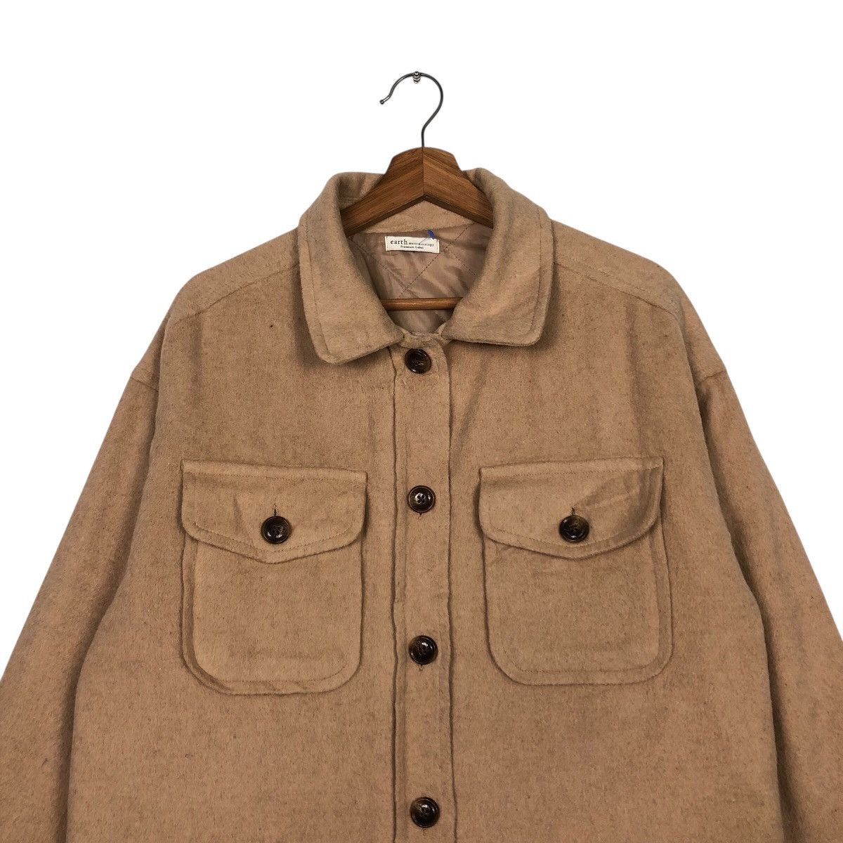 Japanese Brand 📌Vintage Wool Work Jacket Earth Music & Ecology Issey Miyake Size US M / EU 48-50 / 2 - 4 Thumbnail
