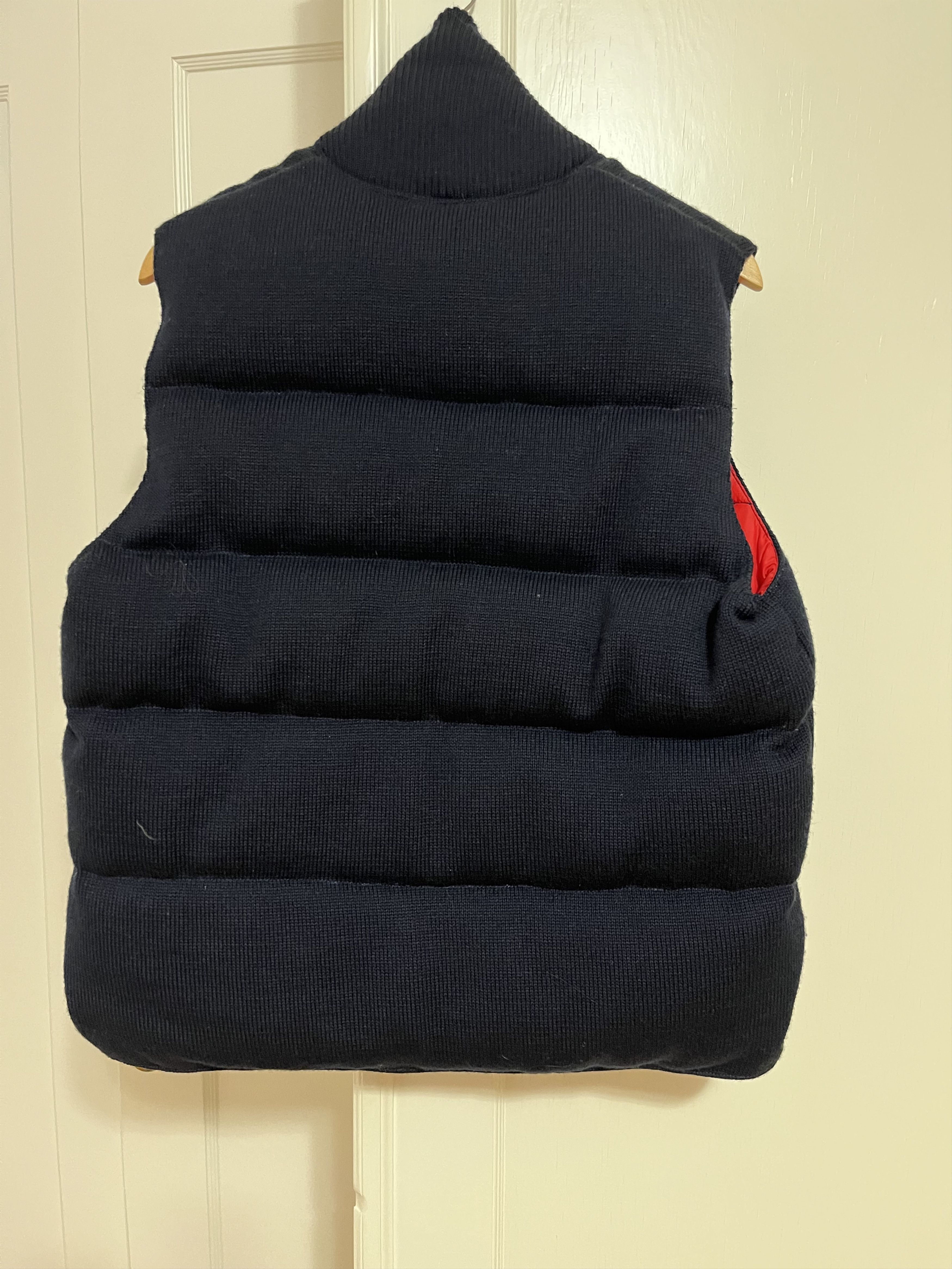 Dehen 1920 Navy Down filled vest, red interior- Medium Size US M / EU 48-50 / 2 - 3 Thumbnail