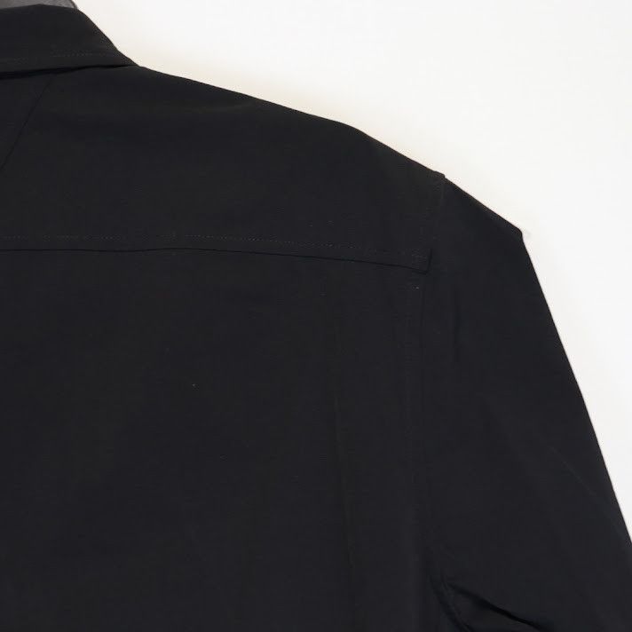 Bottega Veneta o1rshd1 Washed Stretch Nylon Shirt in Black Size US S / EU 44-46 / 1 - 11 Thumbnail