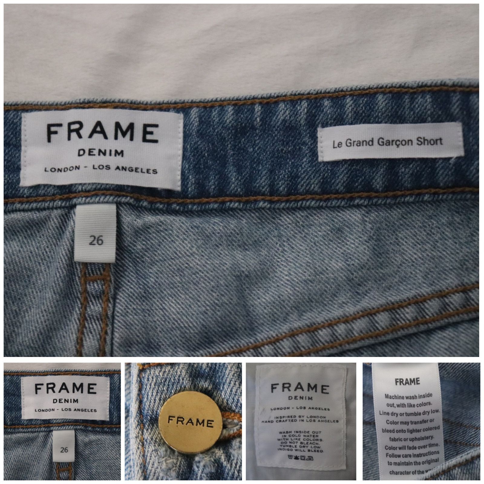 Frame Frame Denim Le Garcon Jean Shorts in Boulevard Size 26 Size 26" / US 2 / IT 38 - 8 Thumbnail