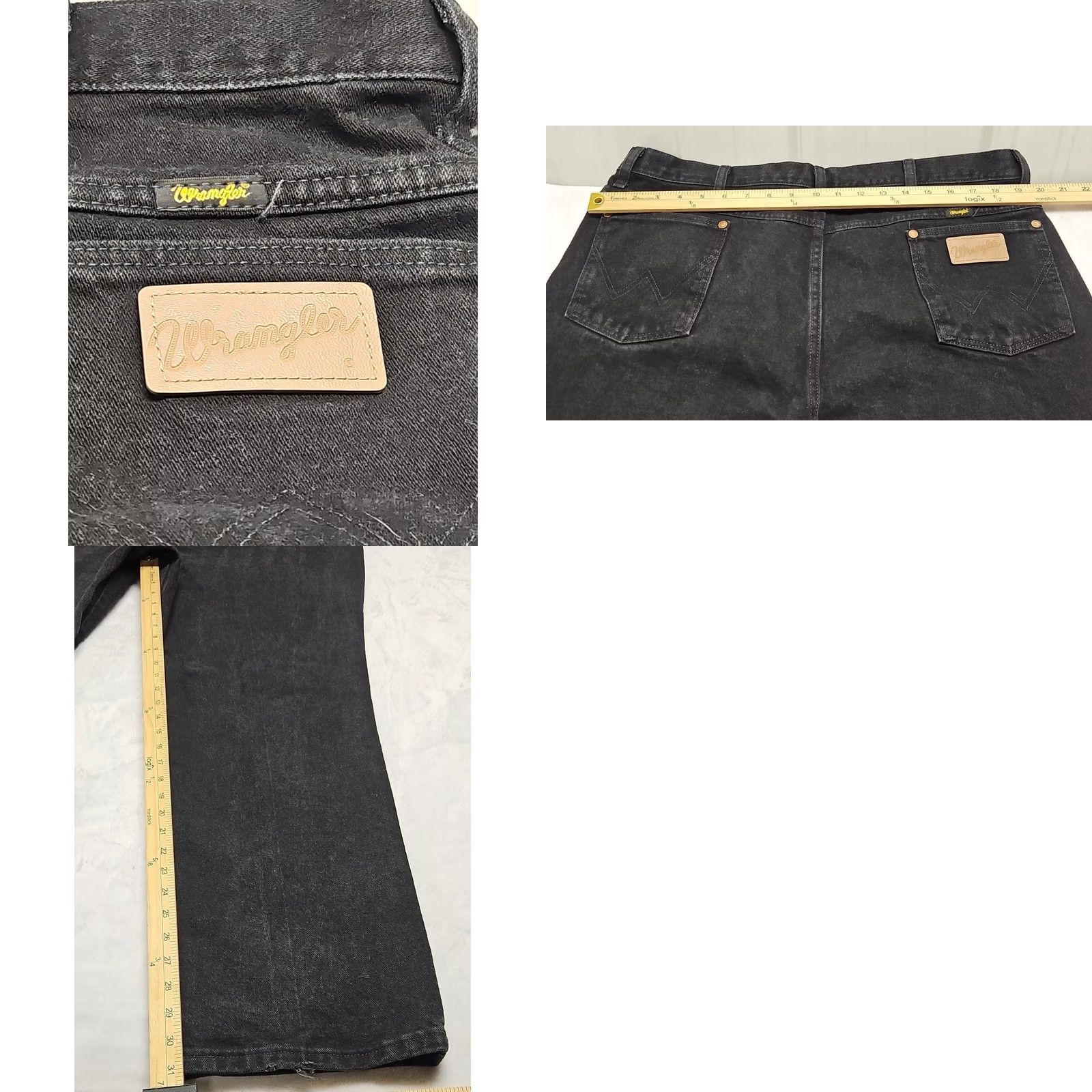 Wrangler Wrangler Cowboy Cut Slim Fit Jeans Mens 40x32 Black Western Denim USA Shirt? Size US 40 / EU 56 - 8 Thumbnail