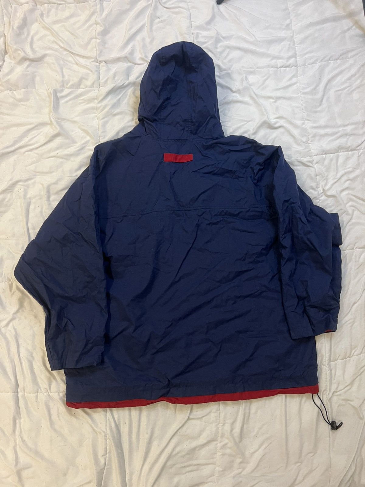 Nike × Vintage Vintage 90’s NIKE Winter Windbreaker Hooded Size US XL / EU 56 / 4 - 12 Thumbnail