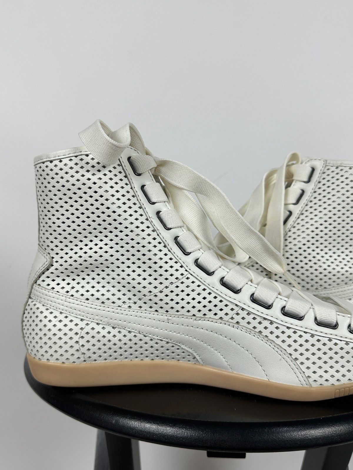 Puma Vintage Puma Y2K Speedcat Hi Top Leather Sneakers Size US 10 / IT 40 - 17 Thumbnail