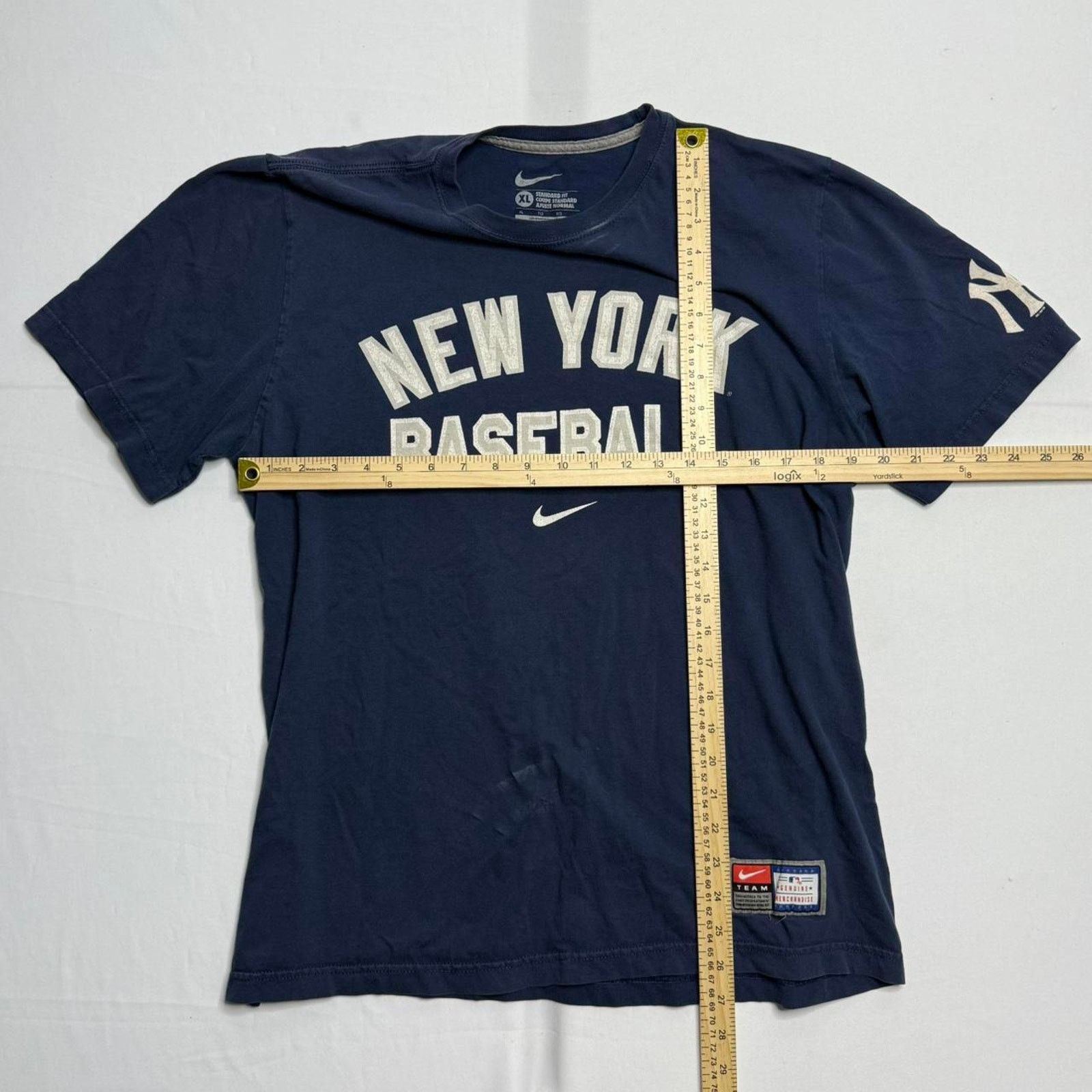 Nike Nike Navy Blue New York Yankees Baseball Tee Size XL Size US XL / EU 56 / 4 - 5 Thumbnail