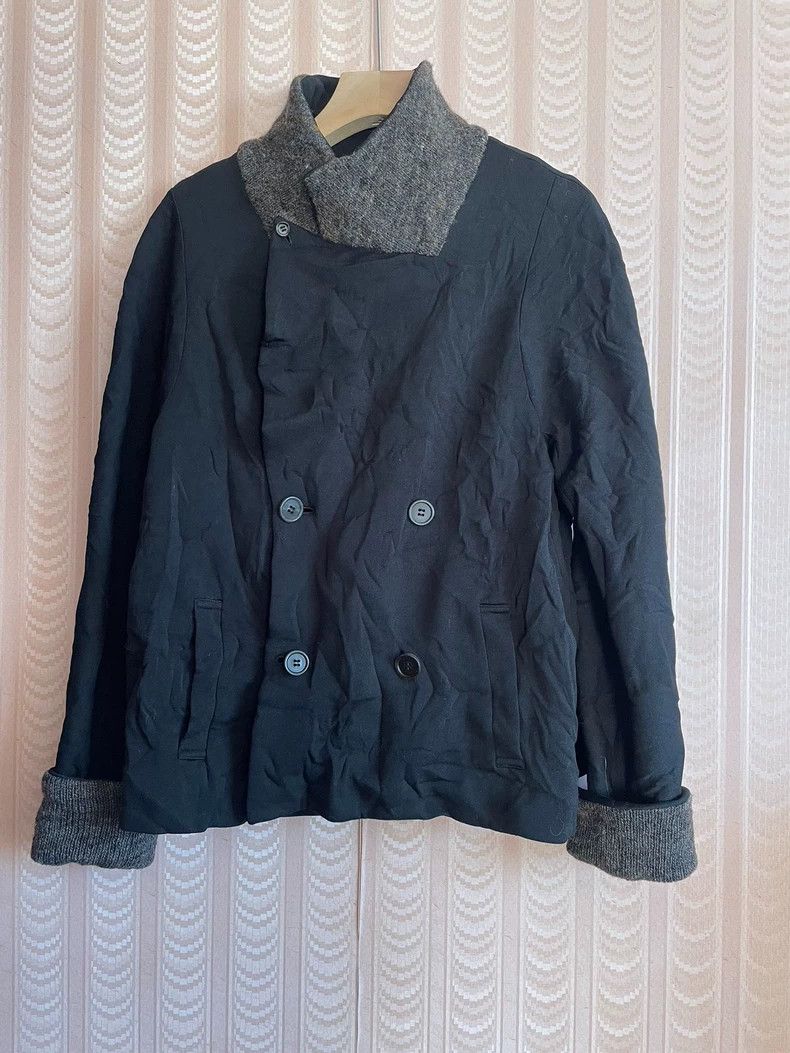 Y's Y's Irregularly cut pleated jacket Size US M / EU 48-50 / 2 - 1 Thumbnail