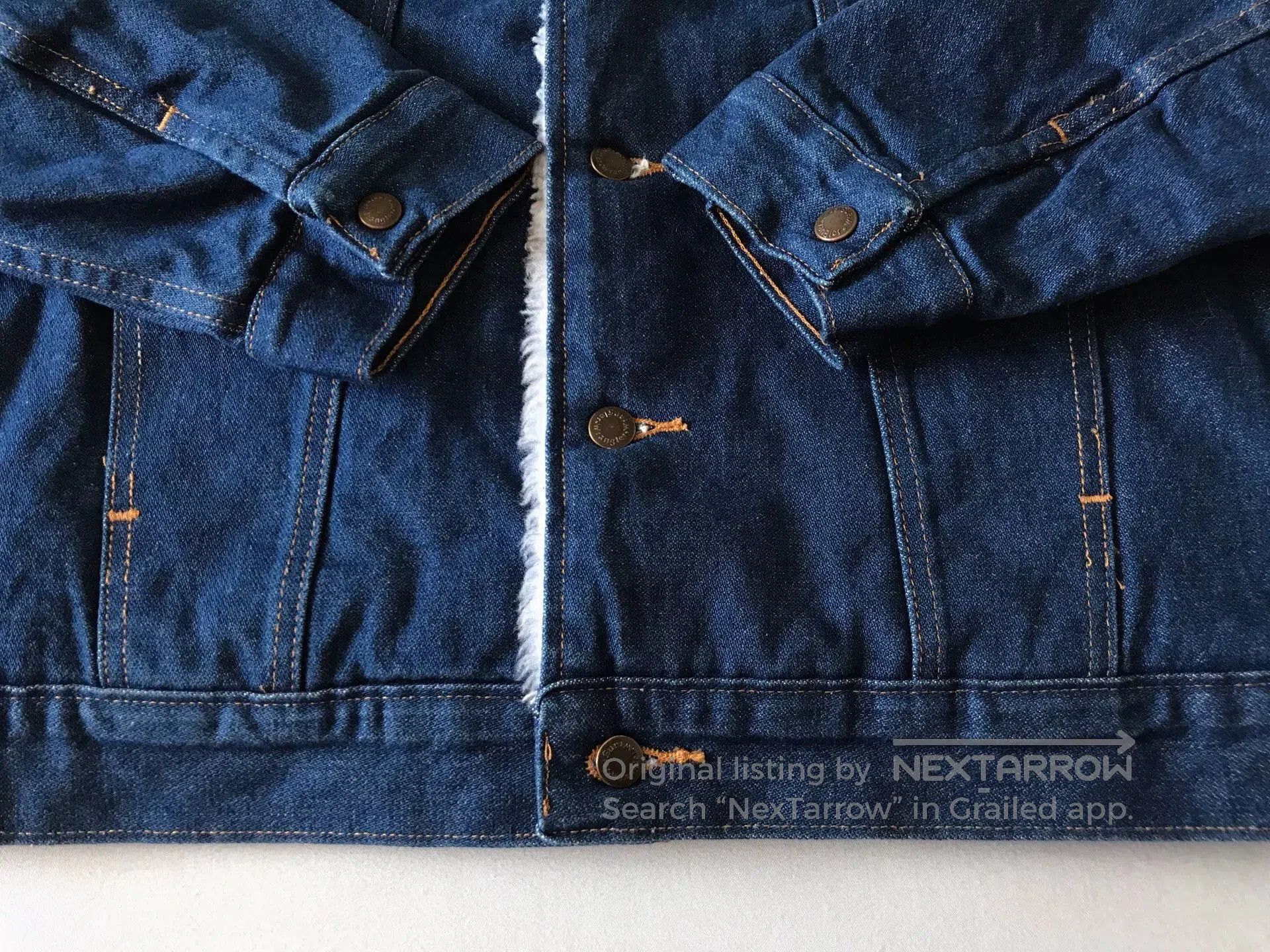 Wrangler Wrangler Sherpa Lining Denim Jacket. Size US L / EU 52-54 / 3 - 5 Thumbnail