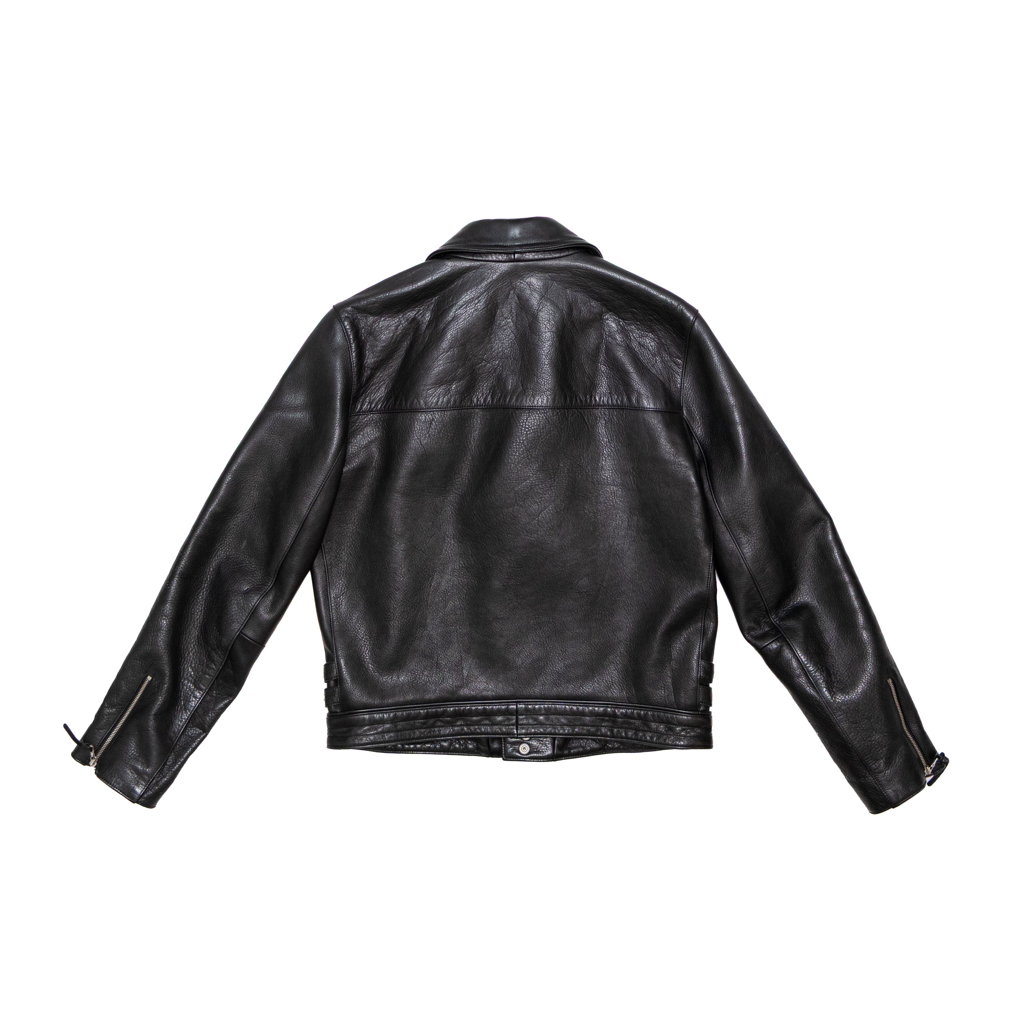 Gap × John Elliott Rare GAP x John Elliott GQ Black Leather Moto Biker Jacket Size US M / EU 48-50 / 2 - 6 Thumbnail