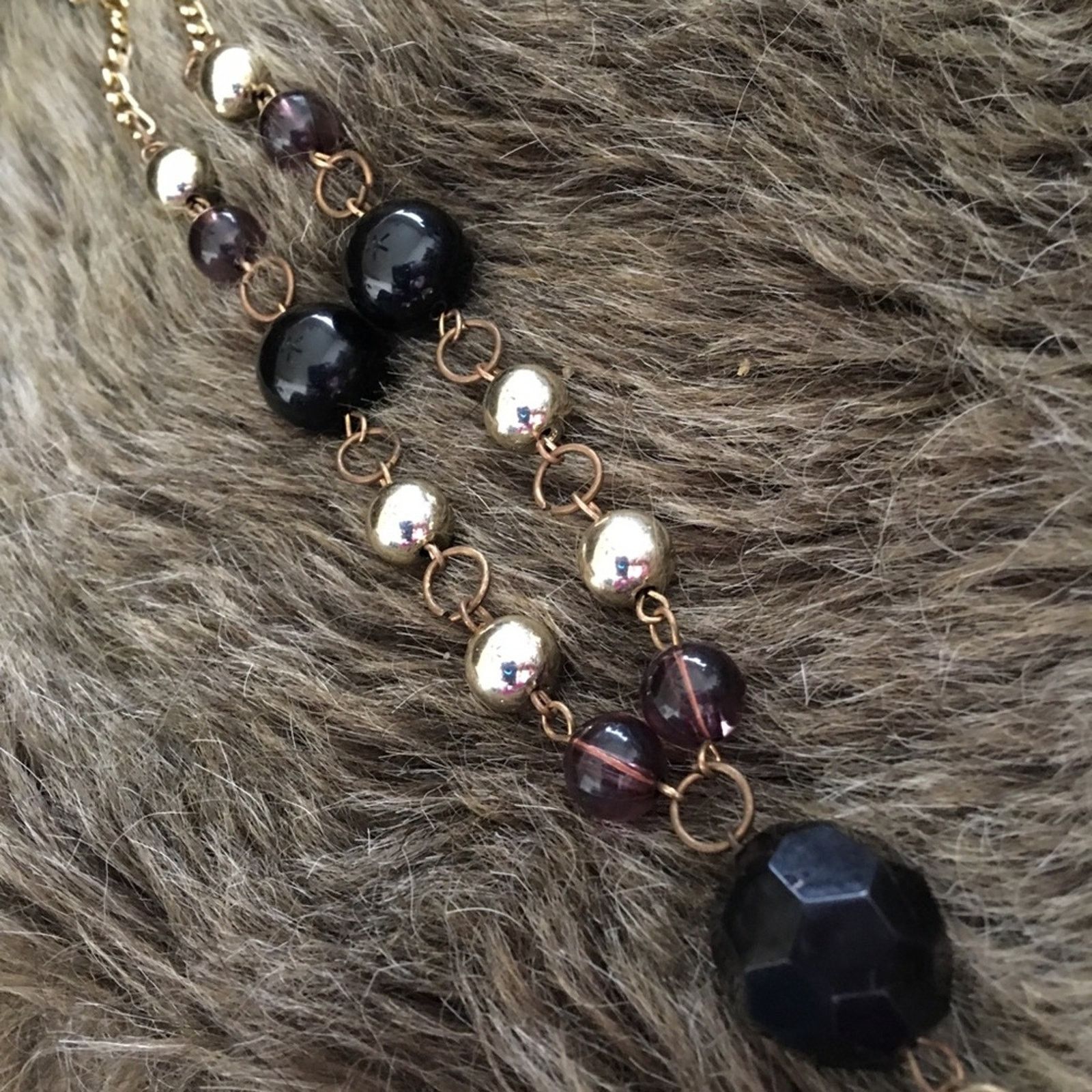 Vintage Vintage 80s beaded chain tassel long necklace Size ONE SIZE - 6 Thumbnail