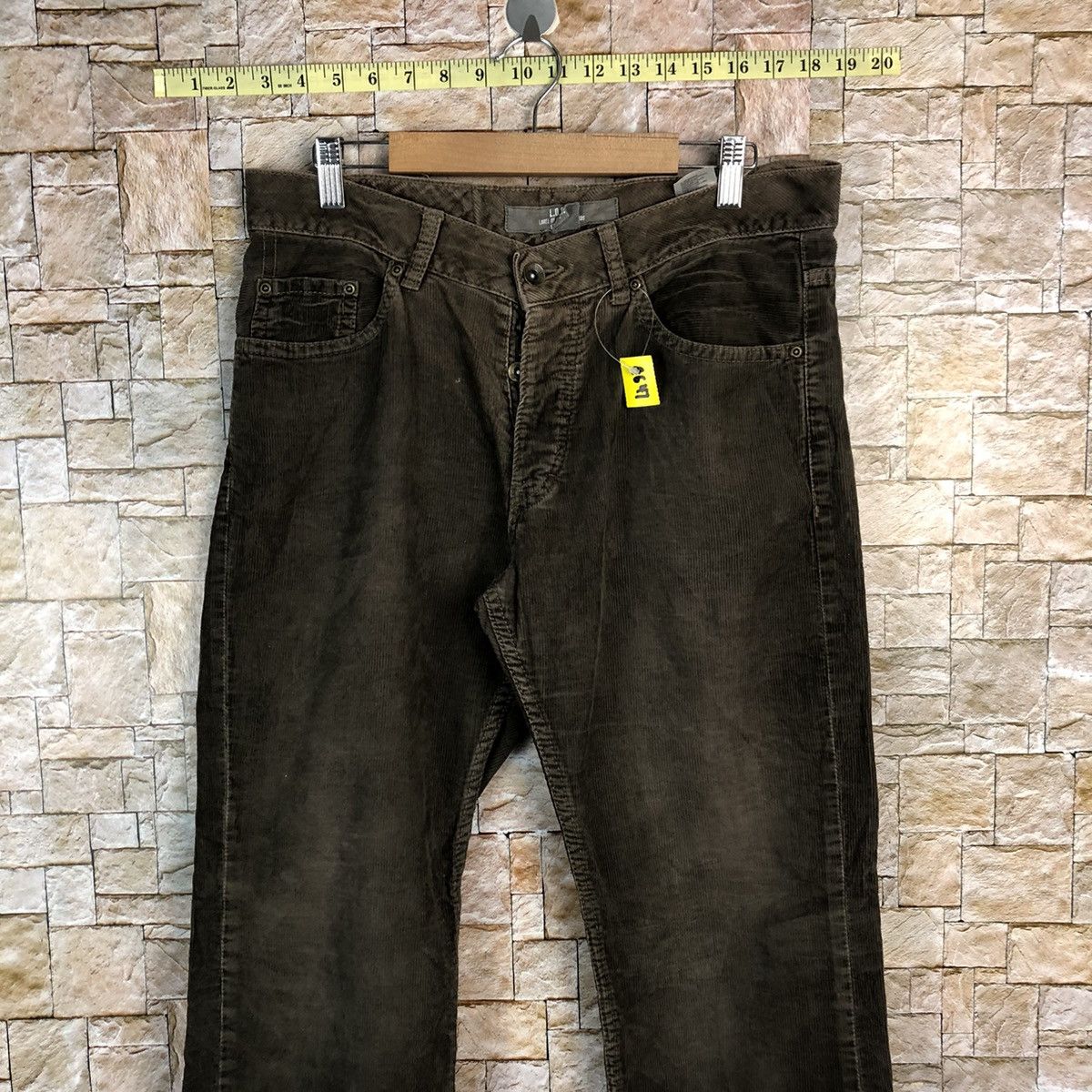 L.O.G.G. L.O.G.G Brown Conduroy Casual Pants #A647 Size US 33 - 2 Thumbnail