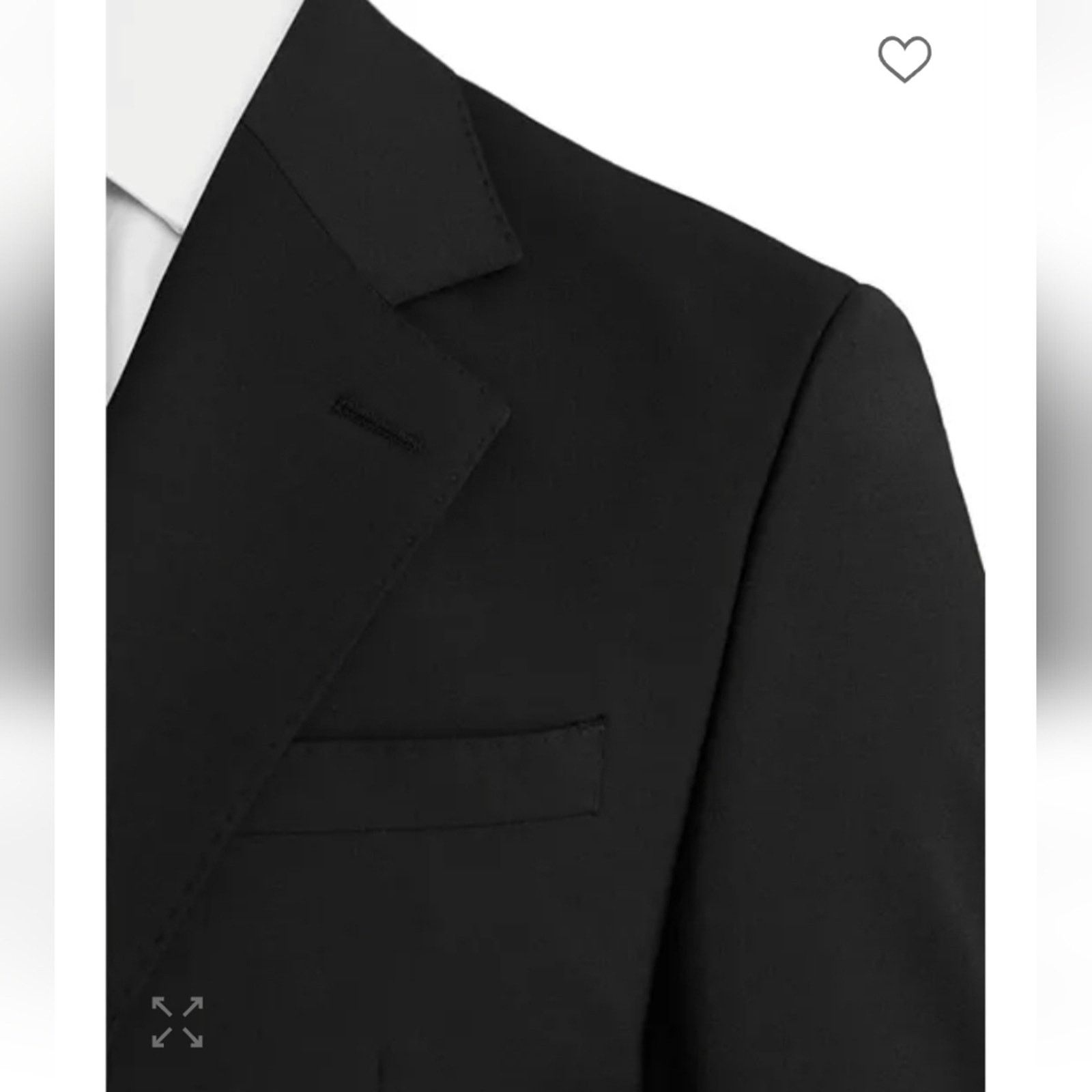 Reiss REISS Promise Plain Weave Blazer,Black, 44R,Retail $475 US Size 44R - 4 Thumbnail