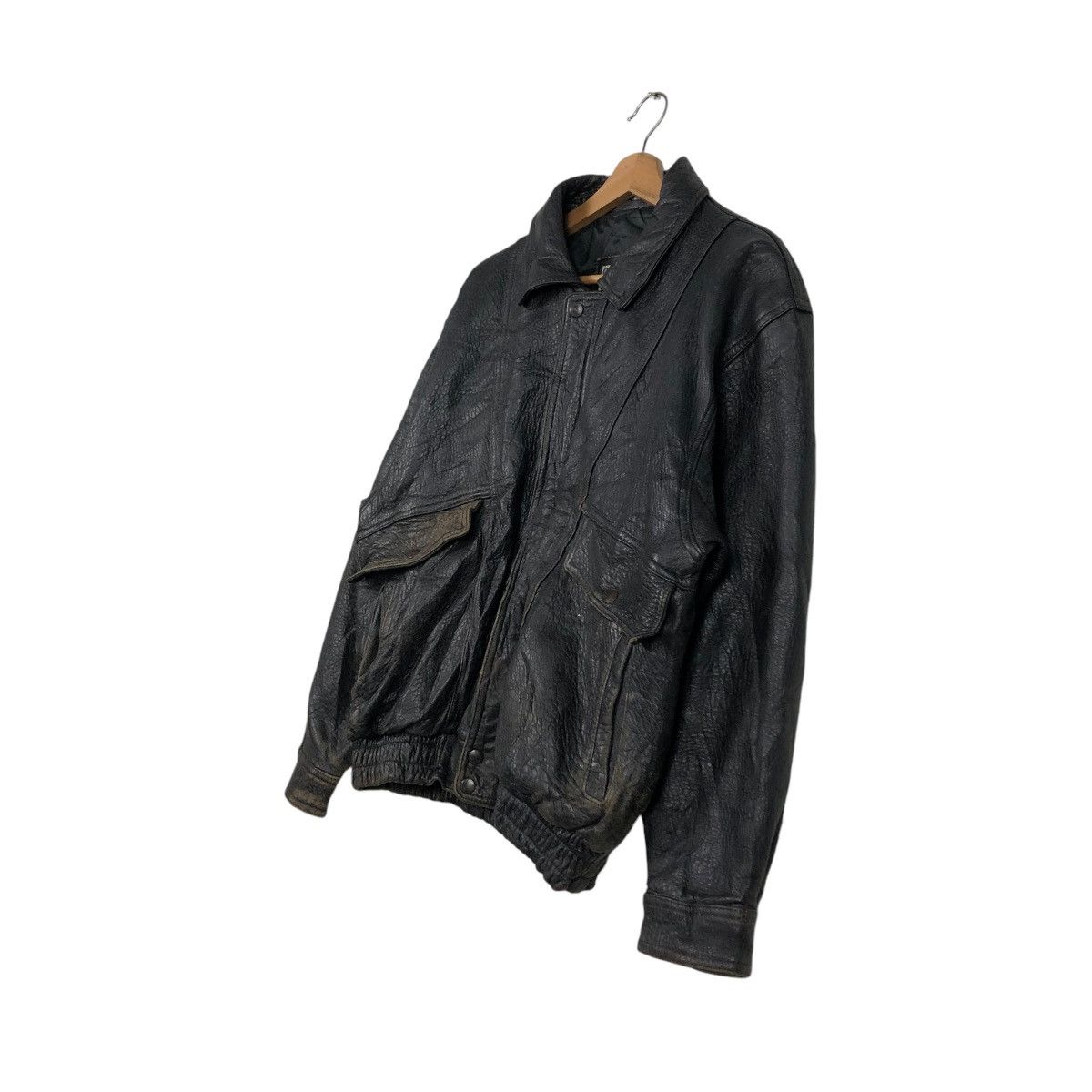 Japanese Brand 🔥VINTAGE BIKER GENUINE LEATHER JACKET ANABAS ISSEY MIYAKE Size US M / EU 48-50 / 2 - 4 Thumbnail