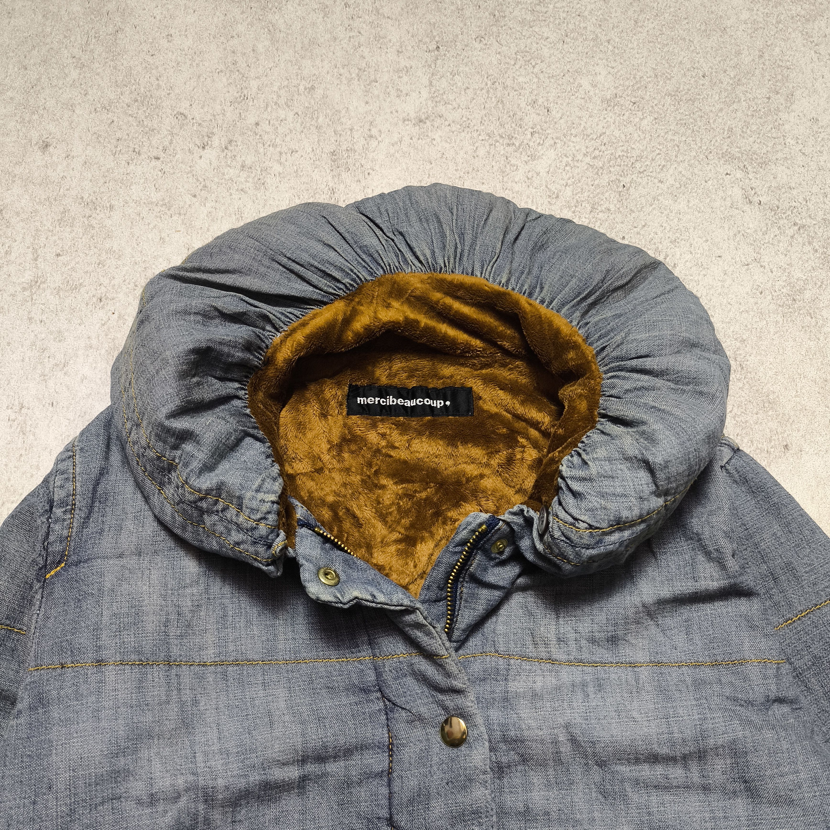 Issey Miyake Mercibeaucoup by Issey Miyake Puff Collar Lightweight Denim Size S / US 4 / IT 40 - 5 Thumbnail