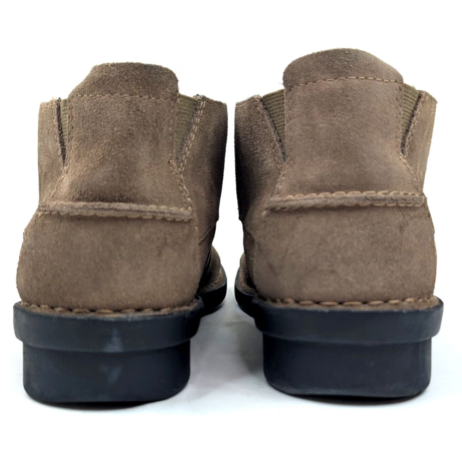 Clarks Clarks Nikki Class Taupe Suede Leather Moccasin Ankle Booties Women 7M Brown EUC Vintage No Shirt? No, keep structure Size ONE SIZE - 7 Thumbnail