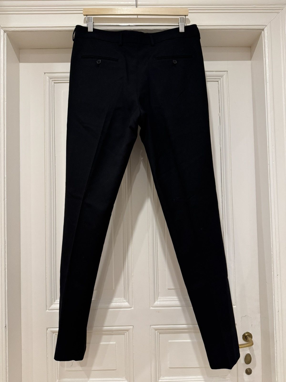 Saint Laurent Paris Virgin Wool skinny trousers NWT 52 Size US 33 - 2 Thumbnail