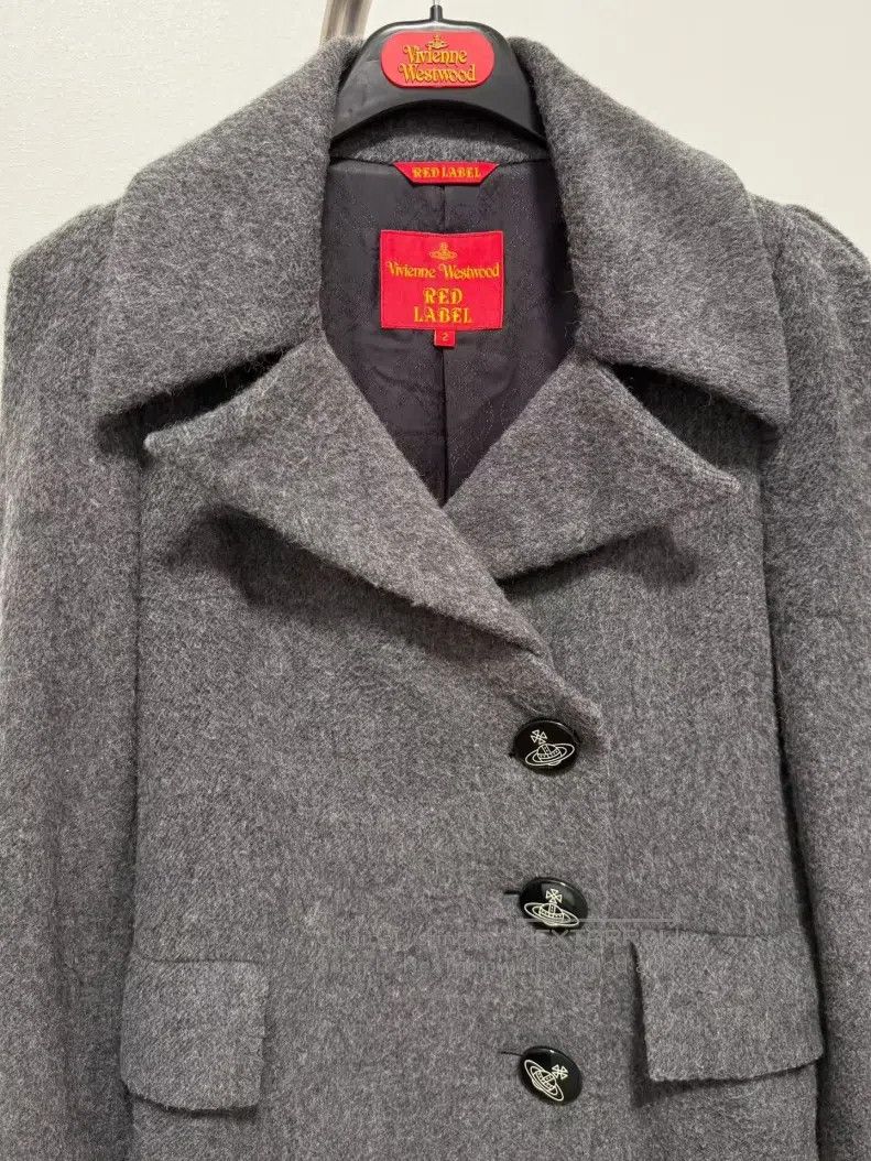 Vivienne Westwood Vivienne Westwood Witch Woolen Coat, Grey Size M / US 6-8 / IT 42-44 - 5 Thumbnail