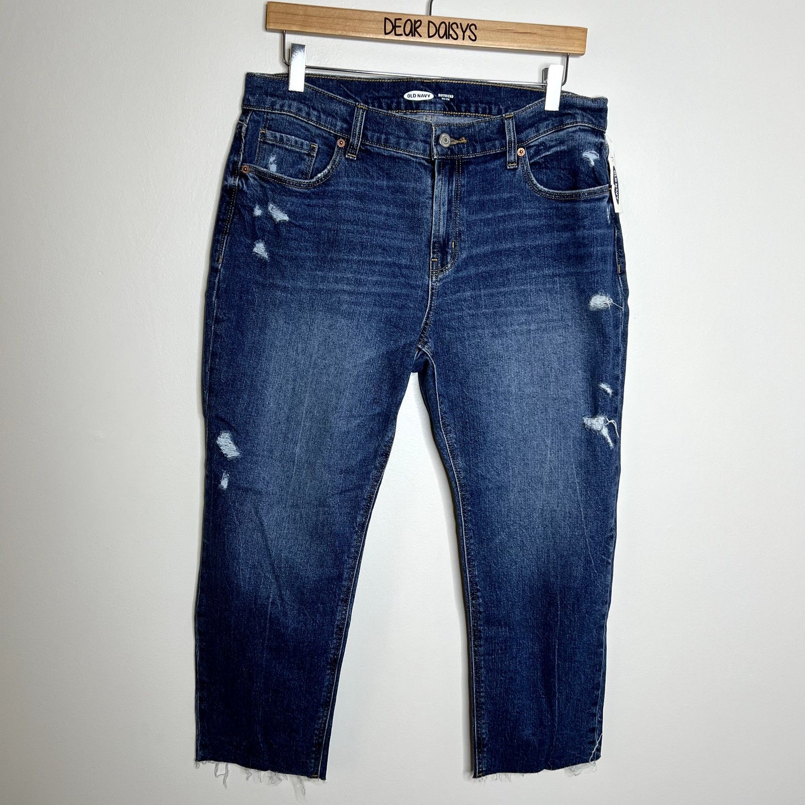 Old Navy Old Navy Boyfriend Mid Rise Jeans Size 32" / US 10 / IT 46 - 8 Thumbnail