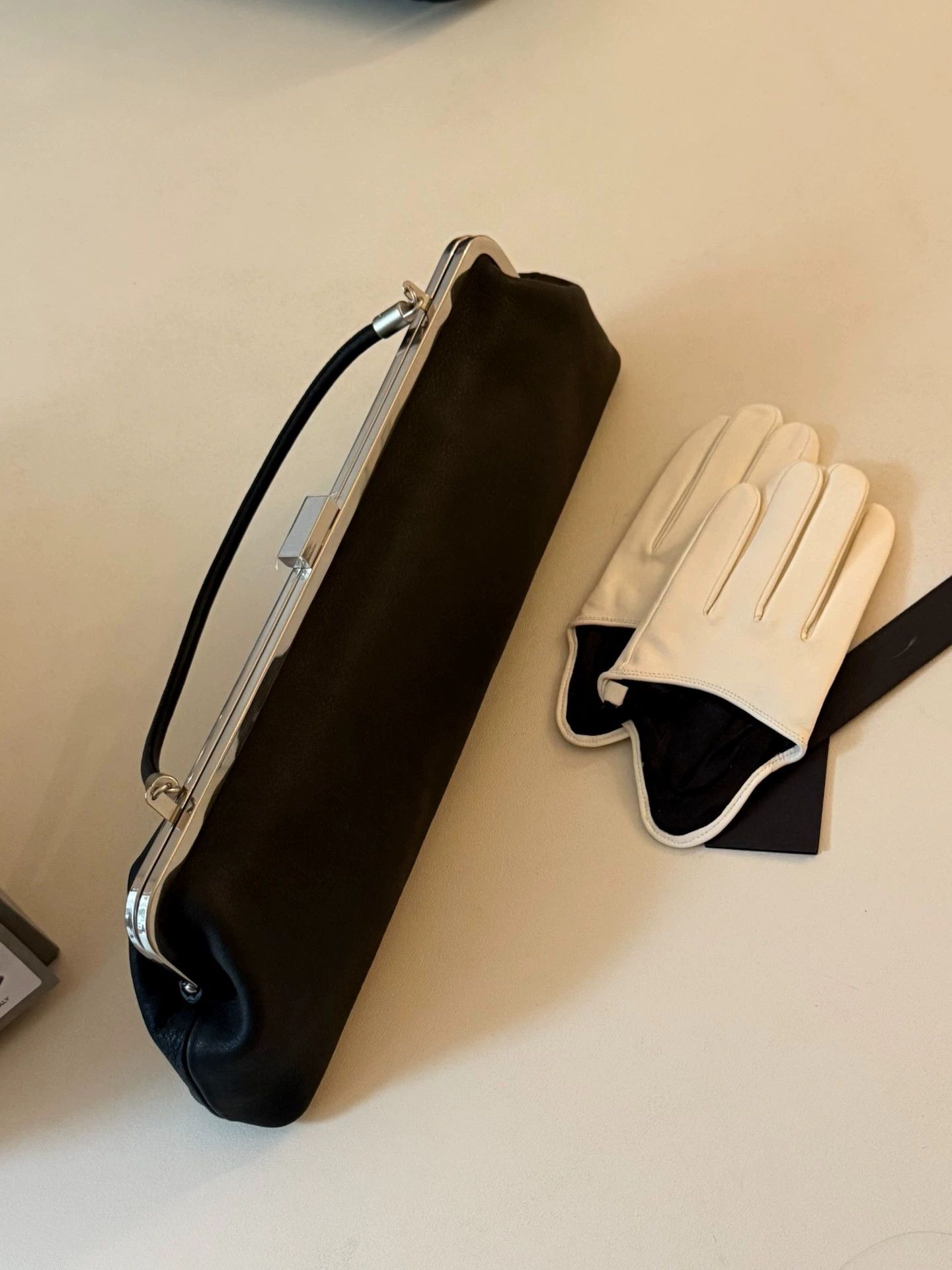 Other ENRICO BORINO SANDWICH 100% Cowhide Leather B&W New Bag Size ONE SIZE - 2 Thumbnail