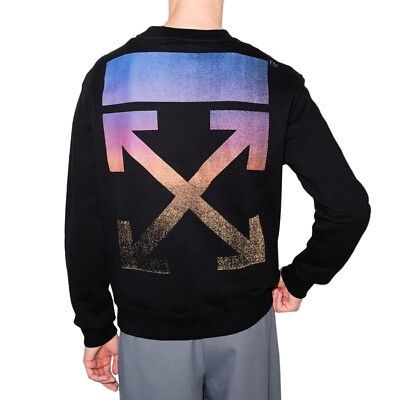 Off-White Off-White Degrade Arrow Slim Crewneck sweatshirt Size US L / EU 52-54 / 3 - 8 Thumbnail