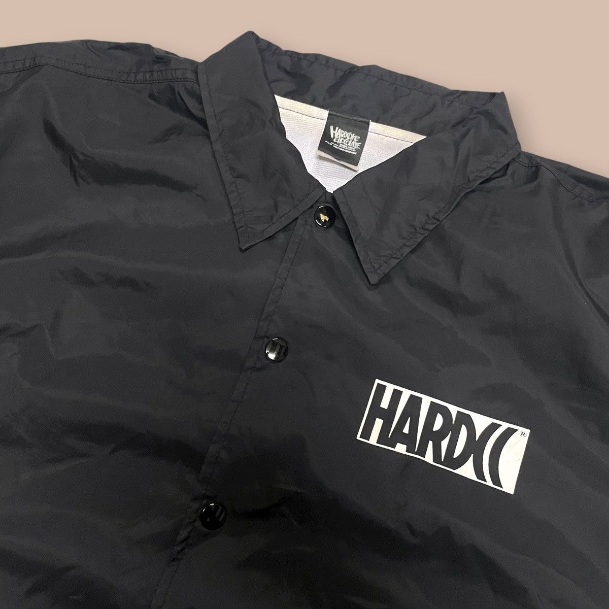 Japanese Brand HARDCORE CHOCOLATE HARDCC Nylon Coach Jacket 2020 Size US XL / EU 56 / 4 - 7 Thumbnail