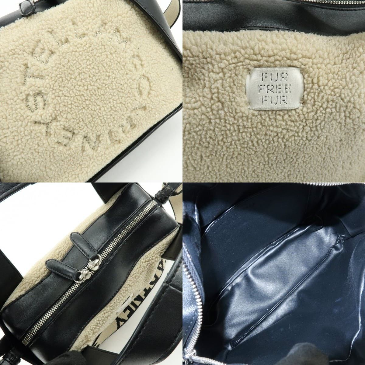 Stella McCartney Stella McCartney Alter Nappa Faux Shearling Shoulder Bag Size ONE SIZE - 7 Thumbnail