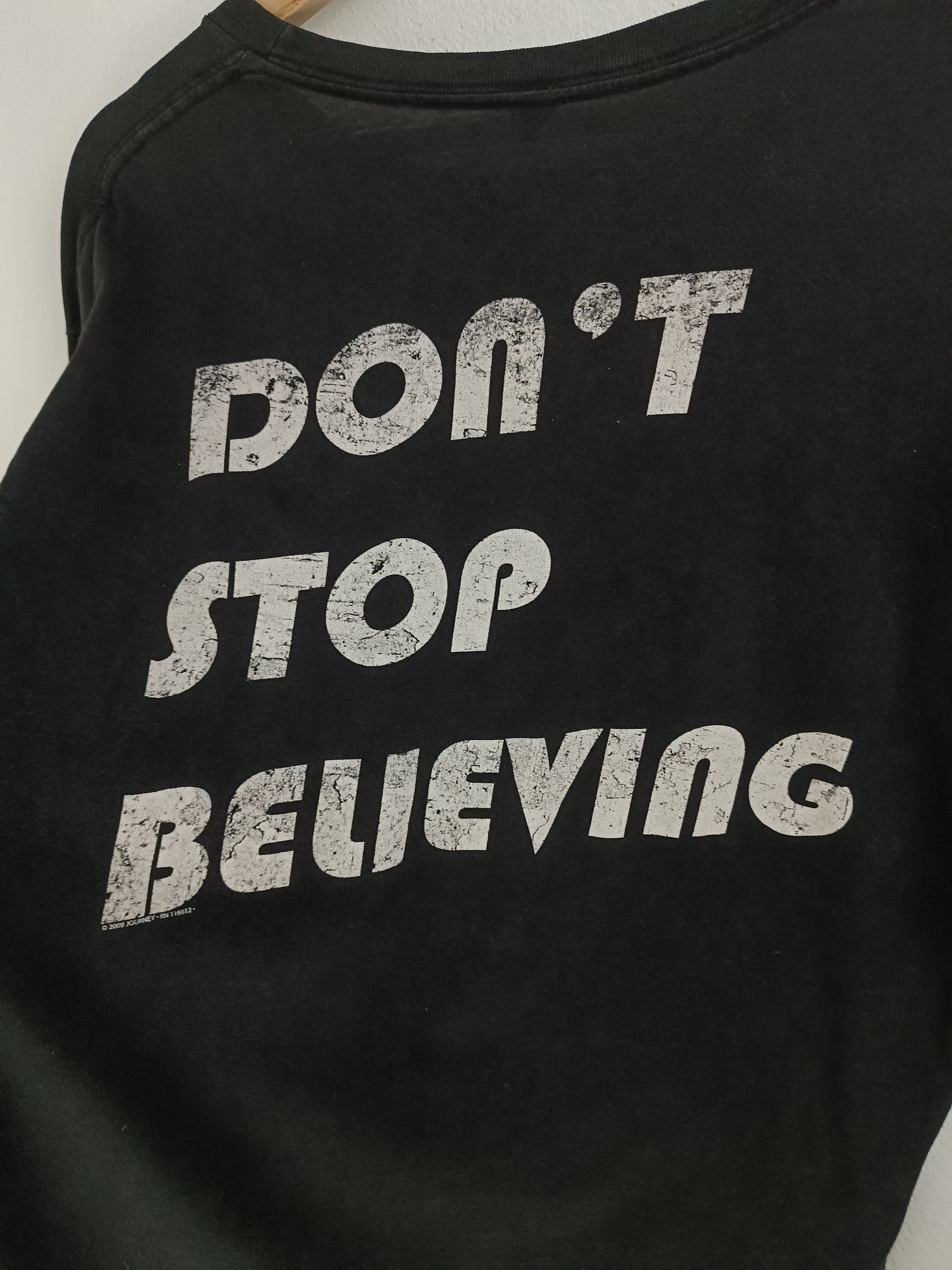 Band Tees VINTAGE '09 JOURNEY DON'T STOP BELIEVING TEE STYX DEF BOSTON Size US L / EU 52-54 / 3 - 15 Thumbnail
