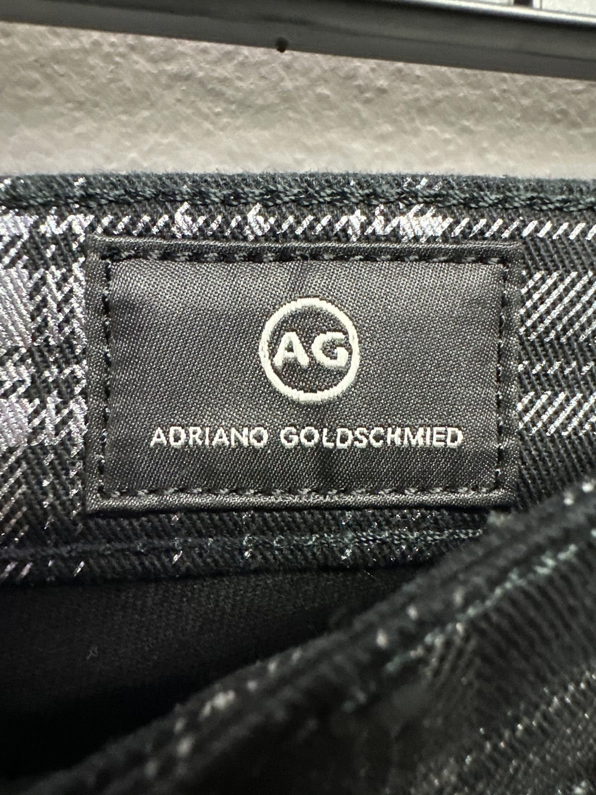 AG Adriano Goldschmied Adriano Goldschmied Size 26 Black Plaid Pants Size 26" / US 2 / IT 38 - 2 Thumbnail