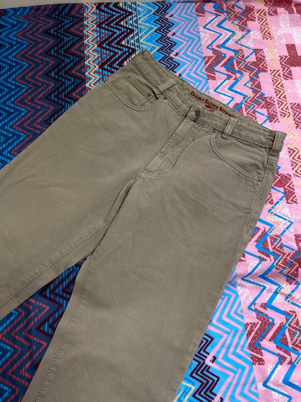 Vintage Denim pants beige vintage jeans Y2K JOKER logo Size US 31 - 8 Thumbnail