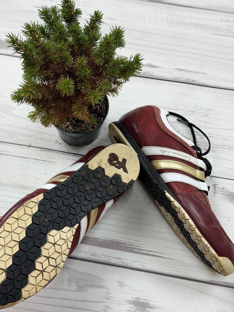 Adidas × Y-3 Adidas Y-3 Yohji Yamamoto Boxing Trainers Royal Red Gold Size US 6 / EU 39 - 4 Thumbnail