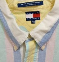 Tommy Hilfiger 90s Tommy Hilfiger Pastel Stripe Button-Up Shirt XL Size US XL / EU 56 / 4 - 6 Thumbnail